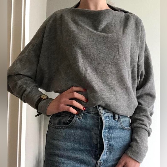 Zipper detail sweatshirt - Picture 1 of 2